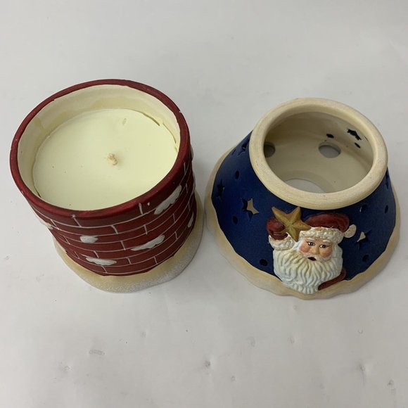 Santa Candle Jar Shade Vanilla Scent New Creative Enterprises - Picture 2 of 10
